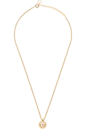 Dior Collier à pendentif CD (années 2000)