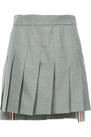 Thom Browne Minijupe plissée à ourlet asymétrique