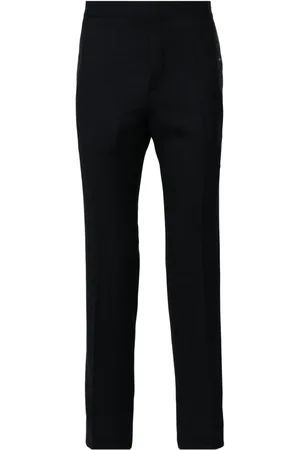 HUGO BOSS Pantalon de costume à détails satinés
