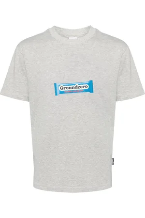 Ground Zero T-shirt en coton à logo imprimé