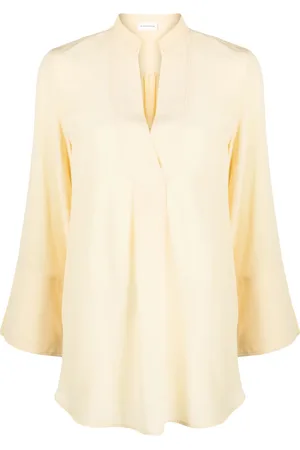 By Malene Birger Blouse en soie à manches bouffantes
