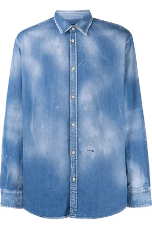 Dsquared2 Chemise à effet usé