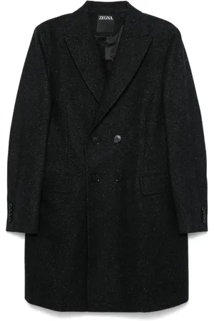 Ermenegildo Zegna Manteau à design moucheté