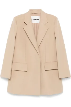 Jil Sander Manteau à empiècement en dentelle