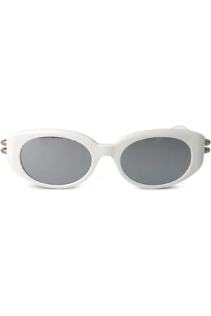 Alexander McQueen Lunettes de soleil à monture ovale
