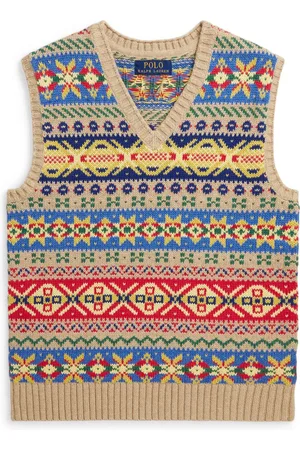 Ralph Lauren Gilet en maille fair isle