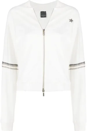 LORENA ANTONIAZZI Veste zippée à bandes contrastantes