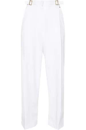 HERNO Pantalon droit à détail de boucle