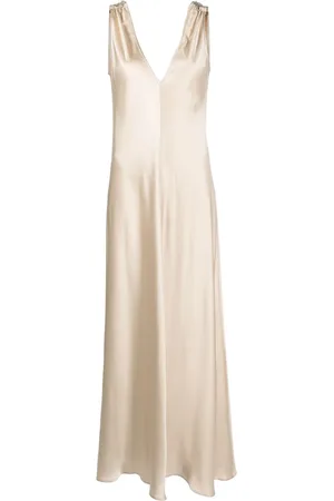 ANTONELLI Robe longue à design sans manches
