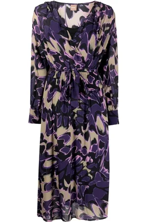 HUGO BOSS Robe nouée à fleurs
