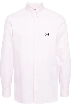 Calvin Klein Chemise en coton à logo appliqué