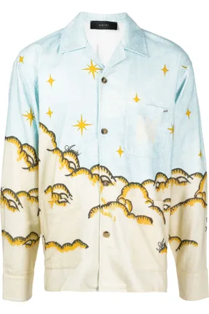AMIRI Chemise en coton à imprimé Sunscape