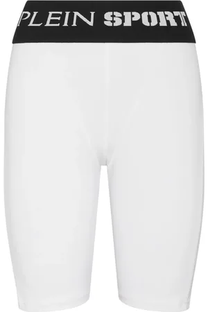 Philipp Plein Short cycliste à bande logo