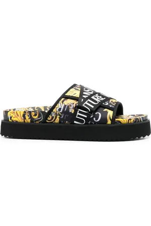 VERSACE Claquettes à motif Barocco
