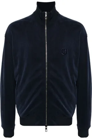 Giorgio Armani Veste de sport à logo brodé