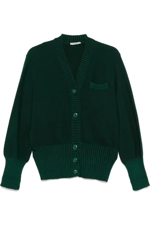 Saint Laurent Cardigan en laine vierge (années 1980)