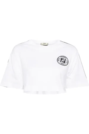 Fendi T-shirt à bande Zucca