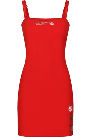 Dolce & Gabbana Robe courte à encolure carrée
