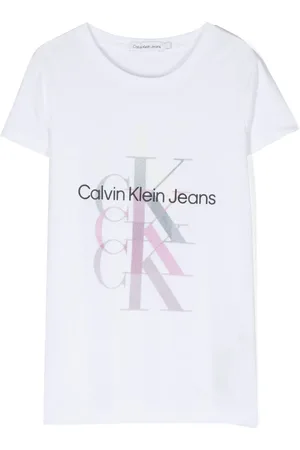 Calvin Klein T-shirt en coton à logo imprimé