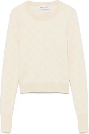 Marine Serre Pull à motif en jacquard