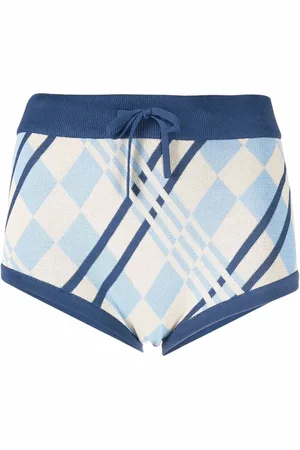 DODO BAR OR Short en maille à carreaux