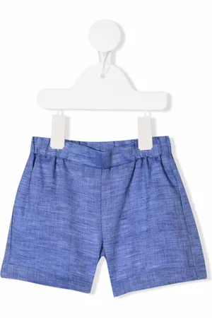 LA STUPENDERIA Short en lin et coton mélangés