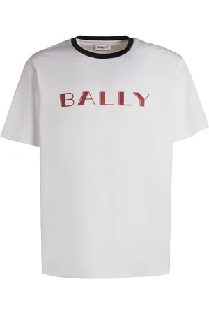 Bally T-shirt en coton biologique à logo imprimé
