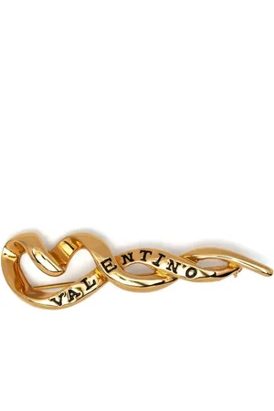 VALENTINO GARAVANI Broche à logo (années 1990)