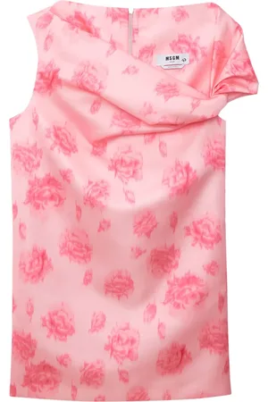 Msgm Robe courte à fleurs