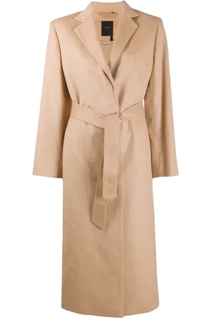 Agnona Trench à taille nouée