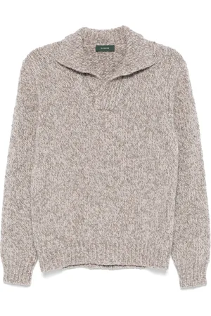 ZANONE Pull en maille chinée