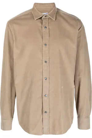 Jacob Cohen Chemise en velours côtelé à logo brodé