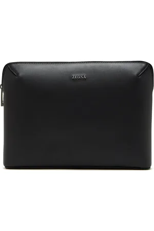Ermenegildo Zegna Pochette en cuir
