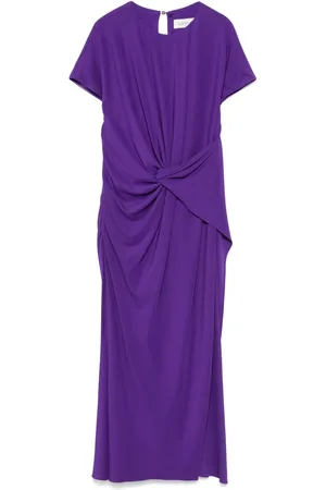 Lanvin Robe mi-longue à détail noué