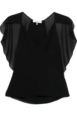 Chloé Débardeur à détail de cape