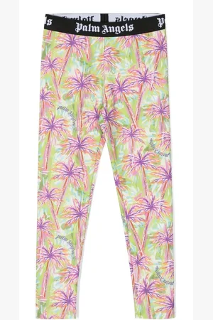 Palm Angels Legging stretch à imprimé graphique