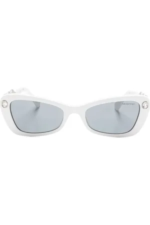 Swarovski Lunettes de soleil à monture rectangulaire