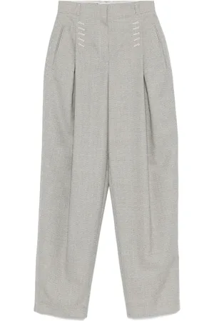 Fendi Pantalon à petits carreaux