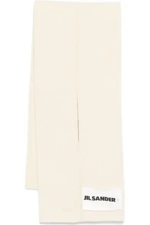 Jil Sander écharpe à patch logo