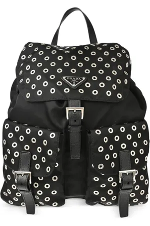 Prada Sac à dos à plaque logo (années 2010)