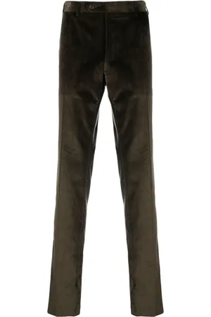 CANALI Jean en velours côtelé à coupe droite