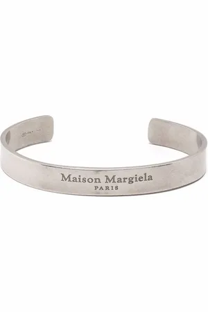 Maison Margiela Bracelet torque à logo gravé