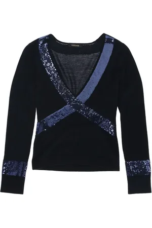 VERSACE Pull à sequins (années 1990)
