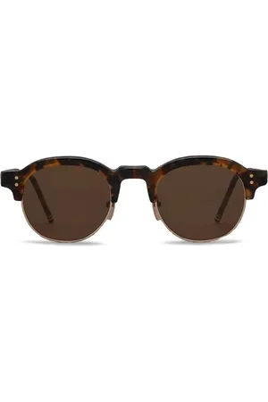 Thom Browne Lunettes de soleil à monture ronde