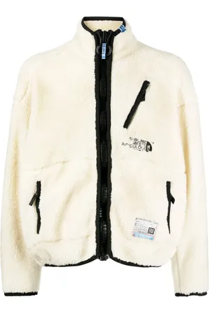 Maison Mihara Yasuhiro Veste en polaire à logo brodé