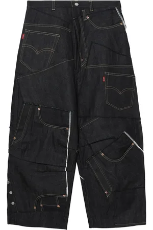 JUNYA WATANABE Jean ample à design patchwork