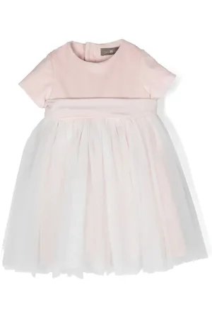 LITTLE BEAR Robe en velours à manches courtes