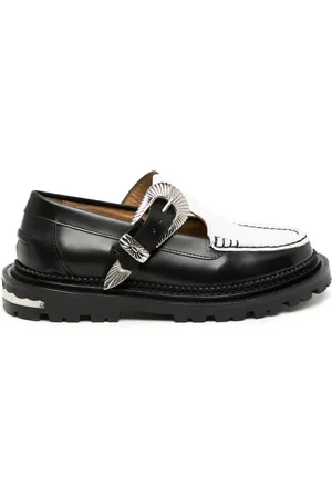 TOGA PULLA Mocassins en cuir à empiècements