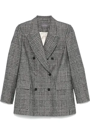 LORENA ANTONIAZZI Blazer à carreaux