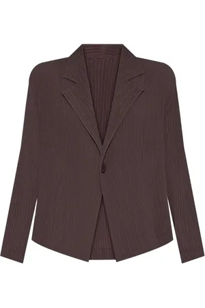 Issey Miyake Blazer à design plissé